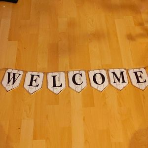 Welcome sign